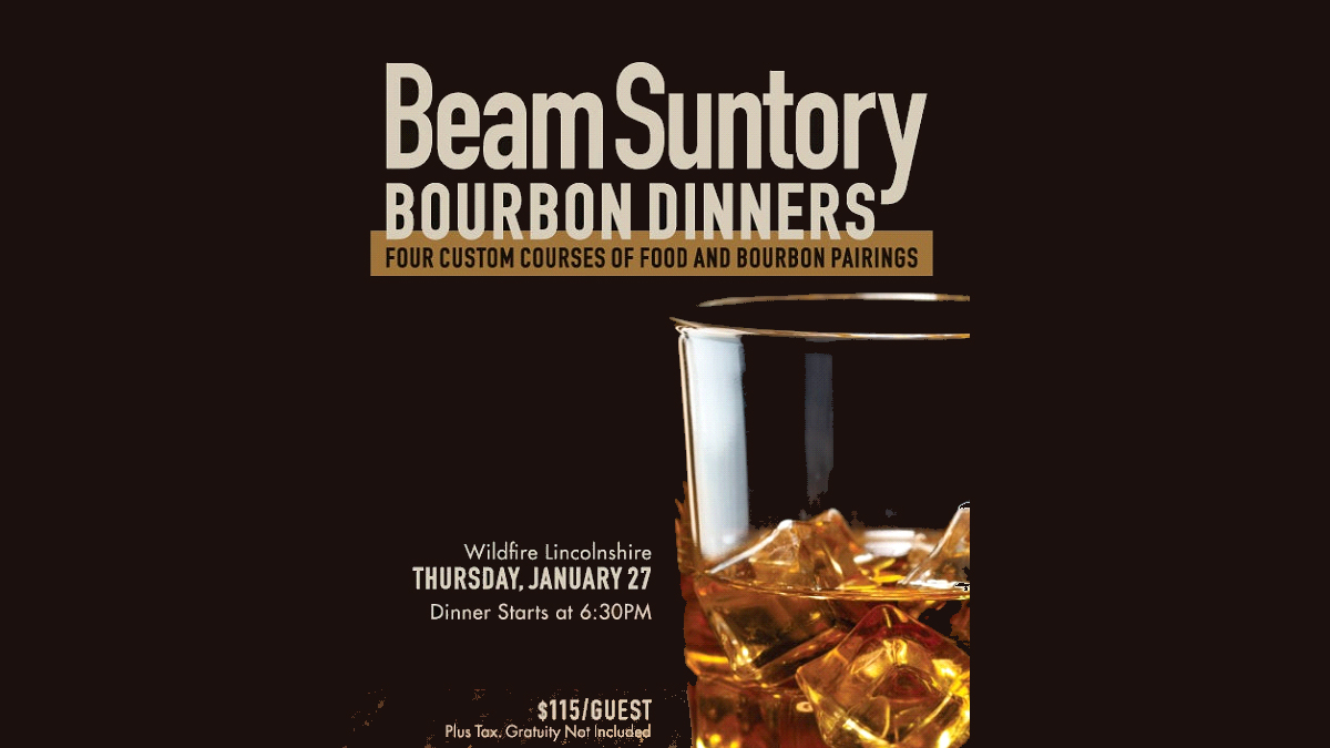 Beam Suntory Bourbon Dinner at Wildfire
